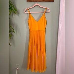 Wilfred dress. Golden yellow. Size S.